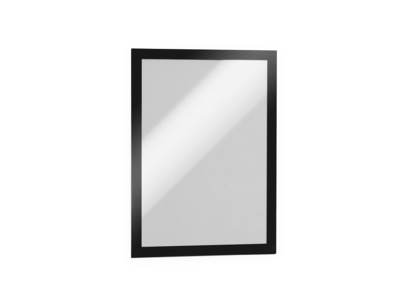 Durable Duraframe A4 - Self-Adhesive Infoframe - Magnetic Closing - Retail Pack - Black