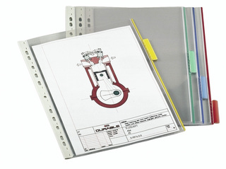 Durable Function Sichttafel A4, Bedienfeld-Display, Transparent, Pvc, 210 X 297 Mm (A4), Weiß, 6 Cm