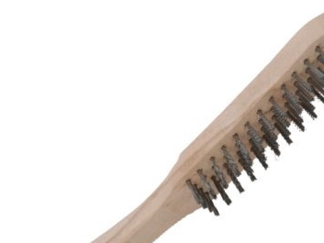 Norton hand stålborste - 3 rader med mässingstråd | Elverktyg - Tillbehör - Tillbehör till Slipmaskin | GameStuff