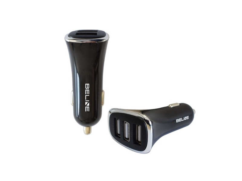 Beline Charger Car Charger 3Xusb 4A Black-Beli0015