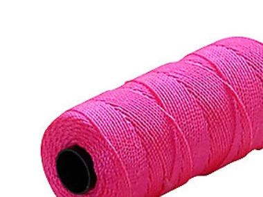 Mauerschnur 6/8 3-Fädig Rosa Nylon 100G 1,2Mm X 120M 50Kg