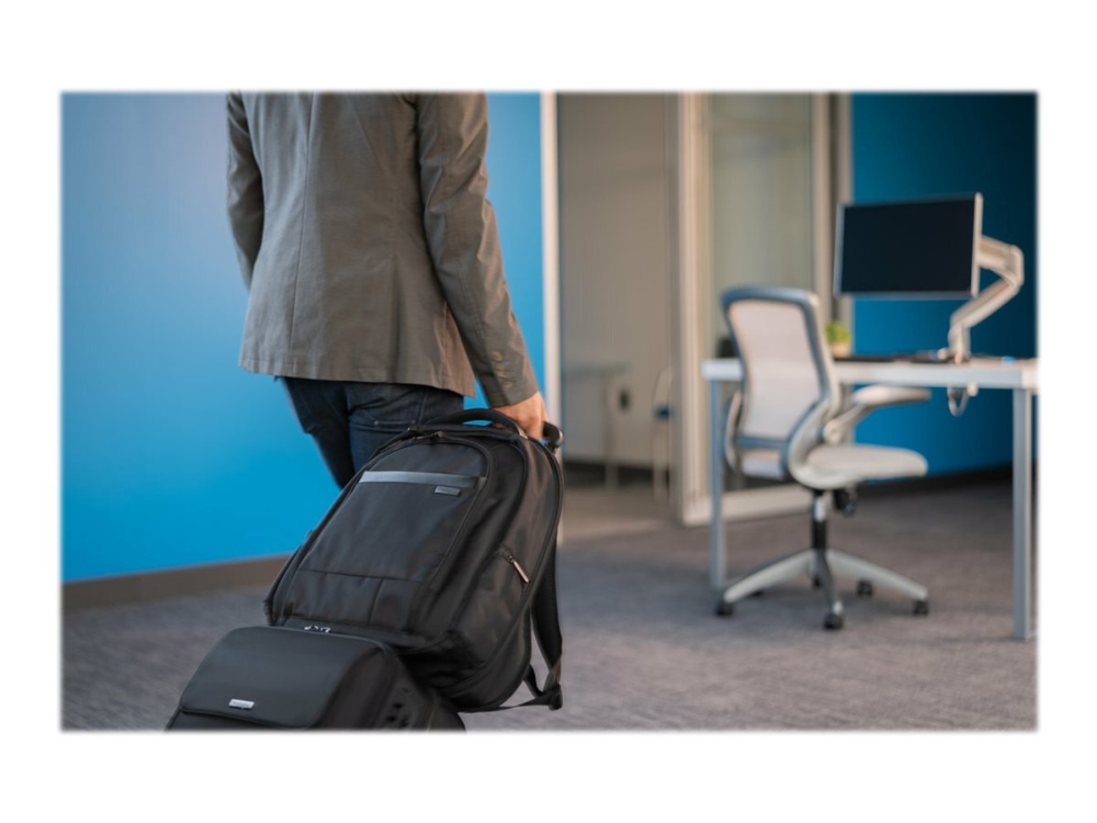 Kensington Contour 2.0 Rygsæk 17" 1680D ballistisk polyester Sort