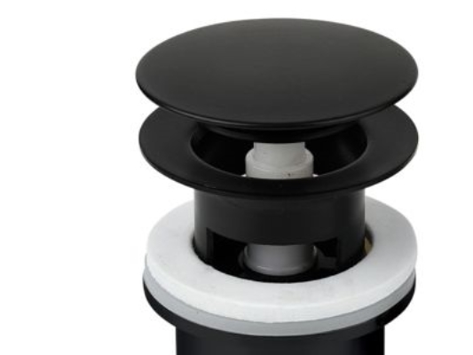 Damixa Bodenventil Mit Klickfunktion Mattschwarz Pvd