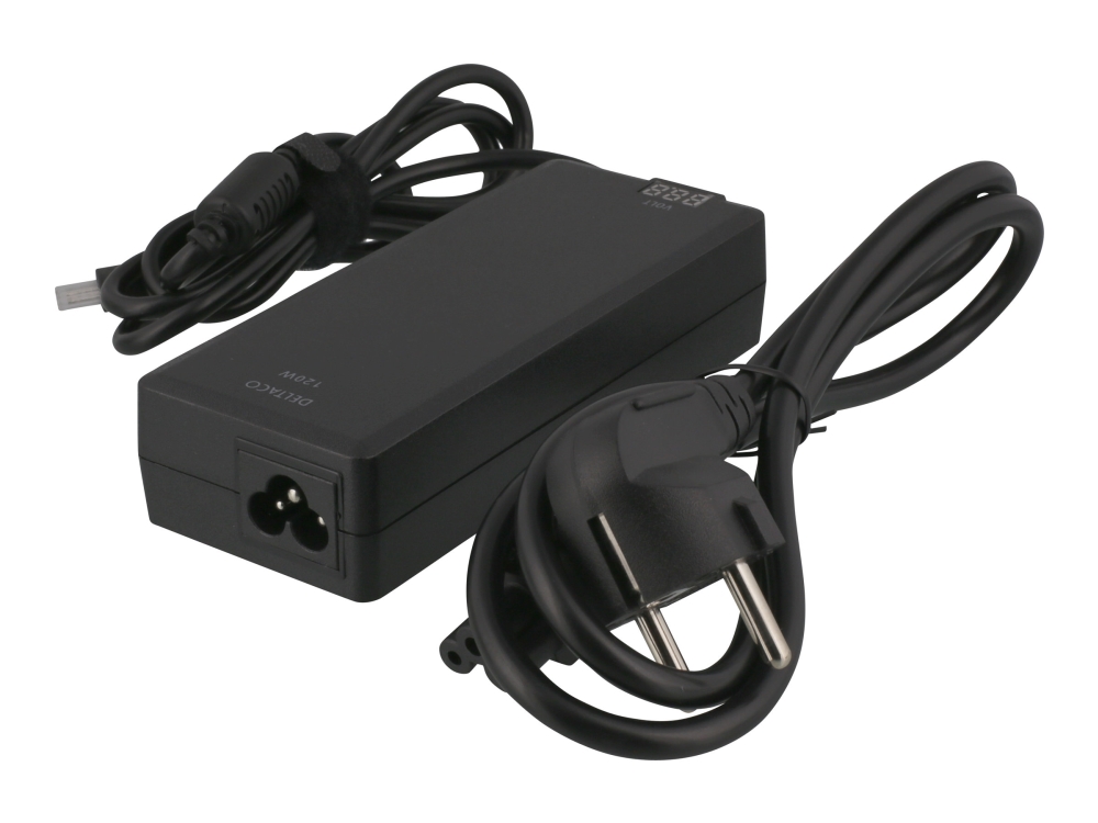 Deltaco SMP-120WD, Kannettava tietokone, Sisätila, 100 - 240 V, 50 / 60 Hz, 120 W, 15 - 20 V