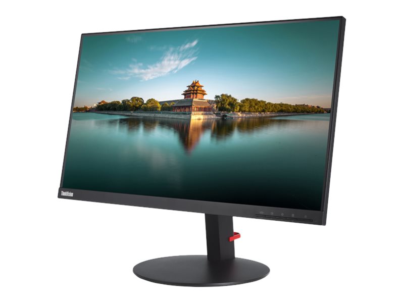 Lenovo ThinkVision T24i-10 - LED-skärm - 23.8 - 1920 x 1080 Full HD (1080p) @ 60 Hz - IPS - 250 cd/m² - 1000:1 - 6 ms - HDMI, VGA, DisplayPort - svart