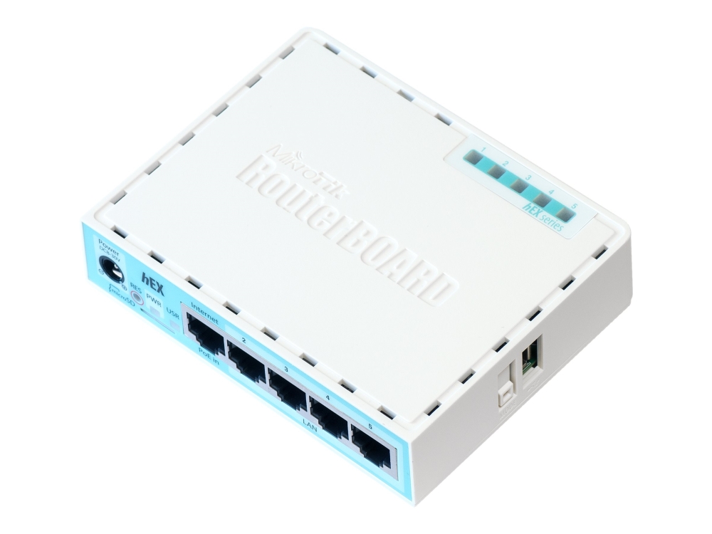 MikroTik RouterBOARD hEX RB750Gr3 - Router 4-ports-switch - 1GbE | Datortillbehör - Nätverk - Routrar & Firewalls | GameStuff