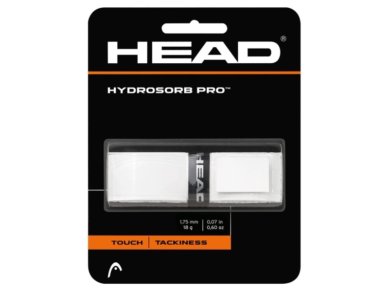 HEAD Hydrosorb Pro, Grepplinda reserv, Tennis, Vit, Elastomer, Monokromatiskt, 1,75 mm | Sport & Träning - Sportutrustning - Tennis | GameStuff