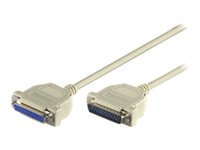 Microconnect Modgr3, Weiß, 3 M, Db-25, Db-25, Männlich, Weiblich