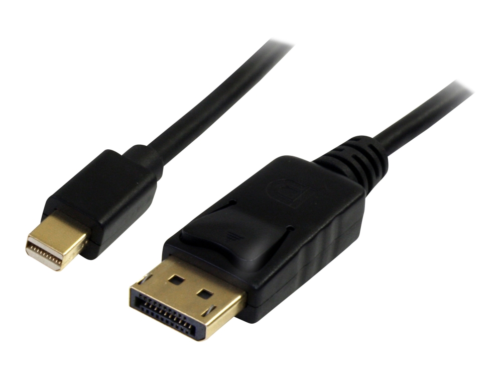 StarTech 3m Mini DisplayPort to DisplayPort 1.2 Cable DisplayPort 4k - DisplayPort kabel - DisplayPort (han) til Mini DisplayPort (han) - 3 m - sort