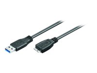 Microconnect - Usb-Kabel - Micro-Usb Typ B (Stecker) Auf Usb Typ A (Stecker) - Usb 3.0 - 5 M - Schwarz