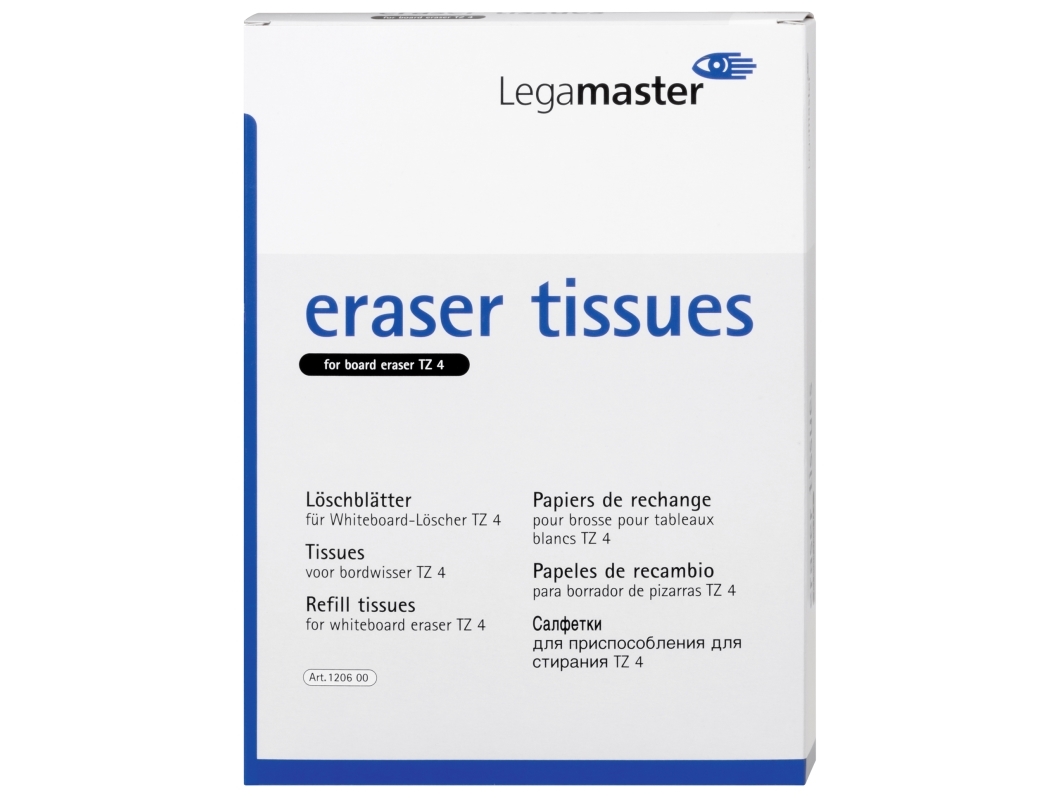 Legamaster Löschpapier Für Tz 4 Whiteboardlöscher 100St, 100 Stück(E)