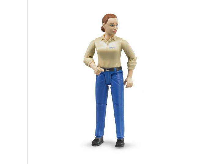 Bruder Bworld Figur - Frau In Blue Jeans