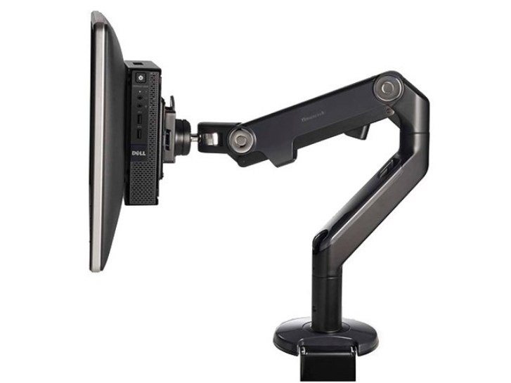 Dell Dual Vesa Mount Stand With Adaptor Box For Micro Chassis - Customer Kit - Stativ - For Monitor/Mini-Pc - For Optiplex 3000 Thin Client, 3090 (Mi
