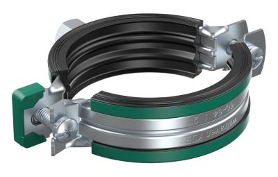 Walraven Ksb2 Rørbøjle 60-64Mm - Elforzinket 2-Skrue Rørbøjle M8/10 Med Epdm Og Quicklås