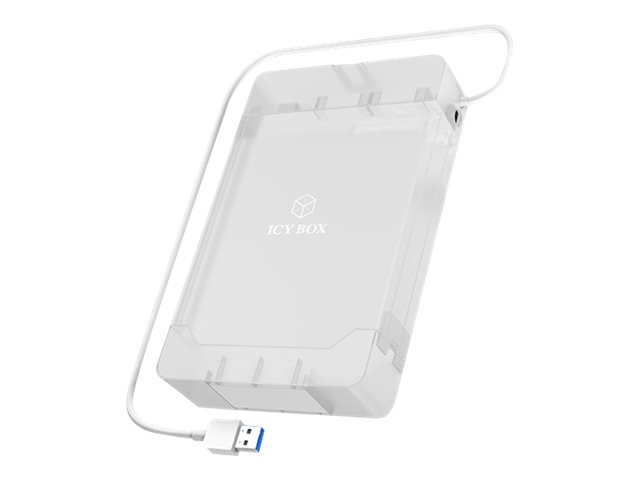 Icy Box Ib-Ac705-6G - Lagringspakning - 2,5" / 3,5" Delt - Sata 6Gb/S - Usb 3.0 - Hvid