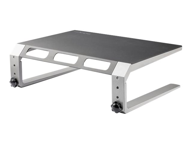 Startech.Com Monitorerhöhung - Stahl Und Aluminium - Höhenverstellbar, Schwarz, Silber, 81,3 Cm (32 Zoll), 125 - 175 Mm, 10 Kg, Aluminium, Stahl, 266