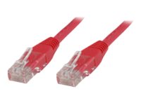 Microconnect - Netværkskabel - Rj-45 (Han) Til Rj-45 (Han) - 1 M - Utp - Cat 5E - Rød