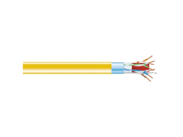 Black Box Cat6a Shld Bulk Cable F/Utp 1000 Pvc Ye