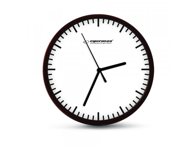 Esperanza Ehc010w - 5901299929780 Esperanza Ehc010w Budapest - Wanduhr - Weiss