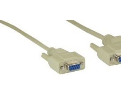 Inline Nullmodemkabel, 9Pol Buchse Zu 25Pol Buchse, 2M, Beige, 2 M, 158 Mm, 230 Mm, 16 Mm, 154 G