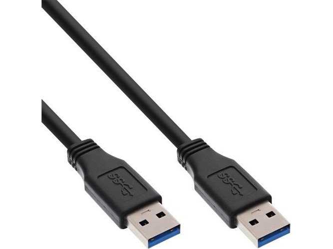 Inline Usb 3.2 Gen.1 Kabel, A An A, Schwarz, 1M, 1 M, Usb A, Usb A, Usb 3.2 Gen 1 (3.1 Gen 1), Stecker/Stecker, Schwarz