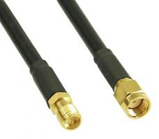 Inline Wlan Kabel, R-Sma-Stecker Auf R-Sma-Kupplung, 5M, 5 M, Schwarz
