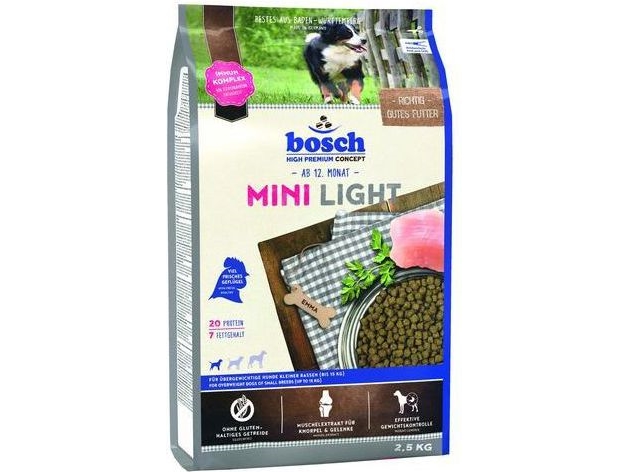 Bosch Dyrefoder Mini Light – 2,5 Kg