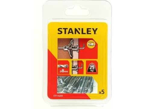 Stanley Metal Ekspansionsanker Til Hulrum 8 X 33 Mm Krogtillæg 5 Stk (Stf14205-Xj)