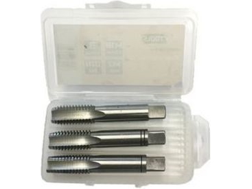 AWTOOLS Sriegiklis M2 HSS M18x2,50 kpl.3 vnt.. Juodas LINE