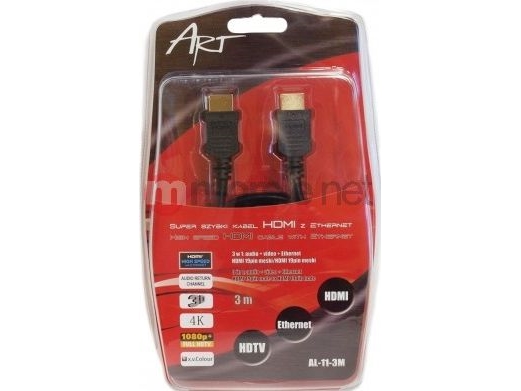 Hdmi-Kabel Art Auf Hdmi, 3 M, Schwarz (Kabhdmi/Hdmial11)