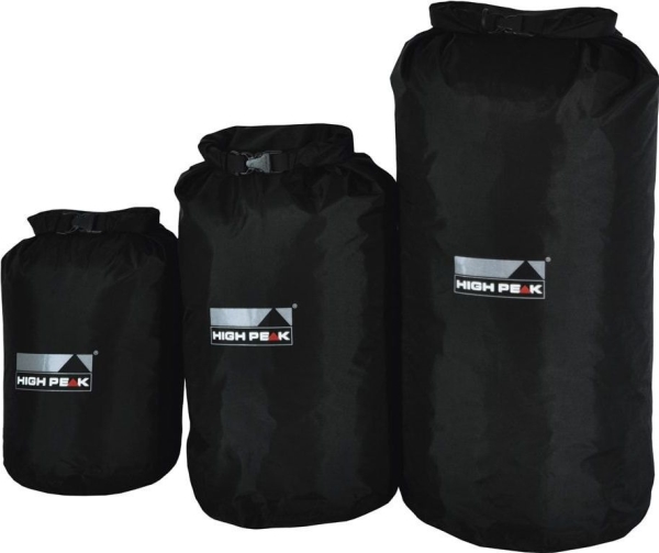 High Peak Dry Bag L, Rejsetaske, Sort, Stor, Nylon, Polyvinylchlorid, 1 Stk, 26 L