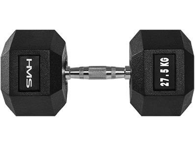 Hms Håndvægt Hex Pro Gummibelagt 1 X 27,5 Kg