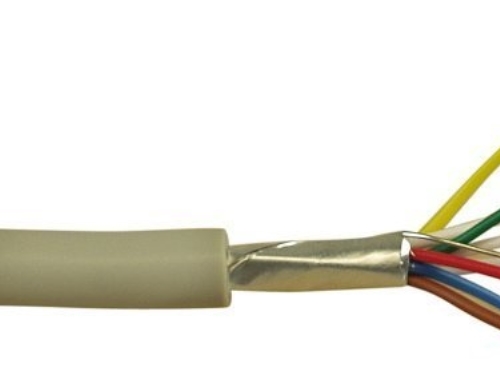 Inline Telefon-Kabel 8-Adrig, 4X2x0,6Mm, Zum Verlegen, 100M Rolle, 100 M, Beige, 2,49 Kg, 340 Mm, 345 Mm, 80 Mm