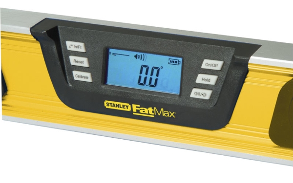 Stanley Fatmax Digital Level, Wasserwaage, 1,2 M, Schwarz, Gelb, %, Grad, Lcd
