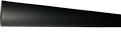 Cellpack Tyndvægget krympeflex CR 25,4/12,7 – 1 tomme, sort, 1 m (8-7137)