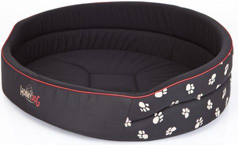 Hobbydog Foam Bed - Black Paws R1