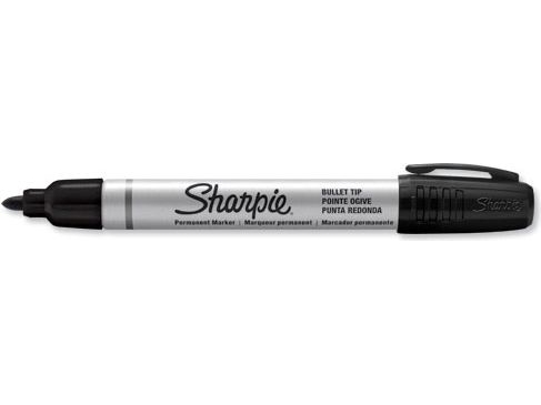 Sharpie S0945720, Schwarz, Schwarz, Metallisch, Metall, 1 Mm