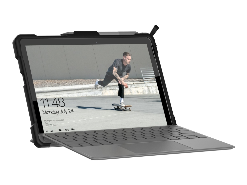 UAG Case for Microsoft Surface Go 3/Go 2/Go [10.5-inch] - Metropolis Black - Baksidesskydd för surfplatta - robust - aluminium - svart - 10.5 - för Microsoft Surface Go, Go 2 | Datorer & Surfplattor - Tillbehör till surfplattor - Covers & Väskor | GameStuff