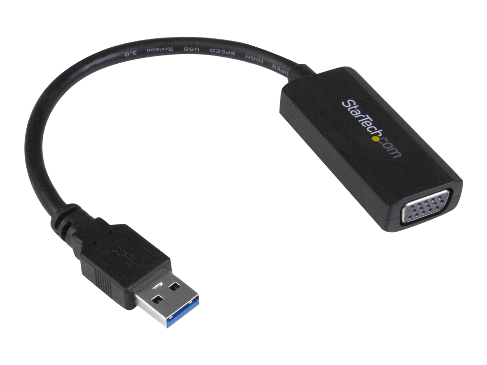 Startech Usb 3.0 To Vga Display Adapter 1920X1200, On-Board Driver Installation, Video Converter With External Graphics Card - Windows (Usb32vgav) -