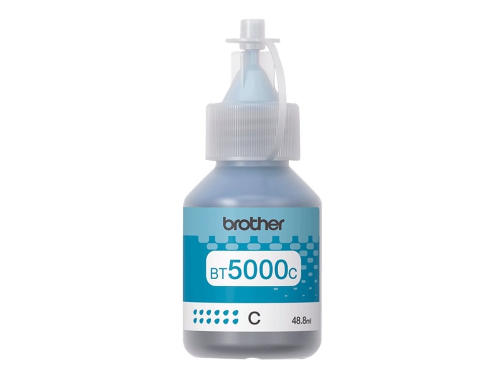 Brother Bt5000c - Ultra High Yield - Cyan - Original - Blækrefill - For Brother Dcp-T220, T310, T420, T425, T510, T520, T525, T710, T720, Mfc-T4500,