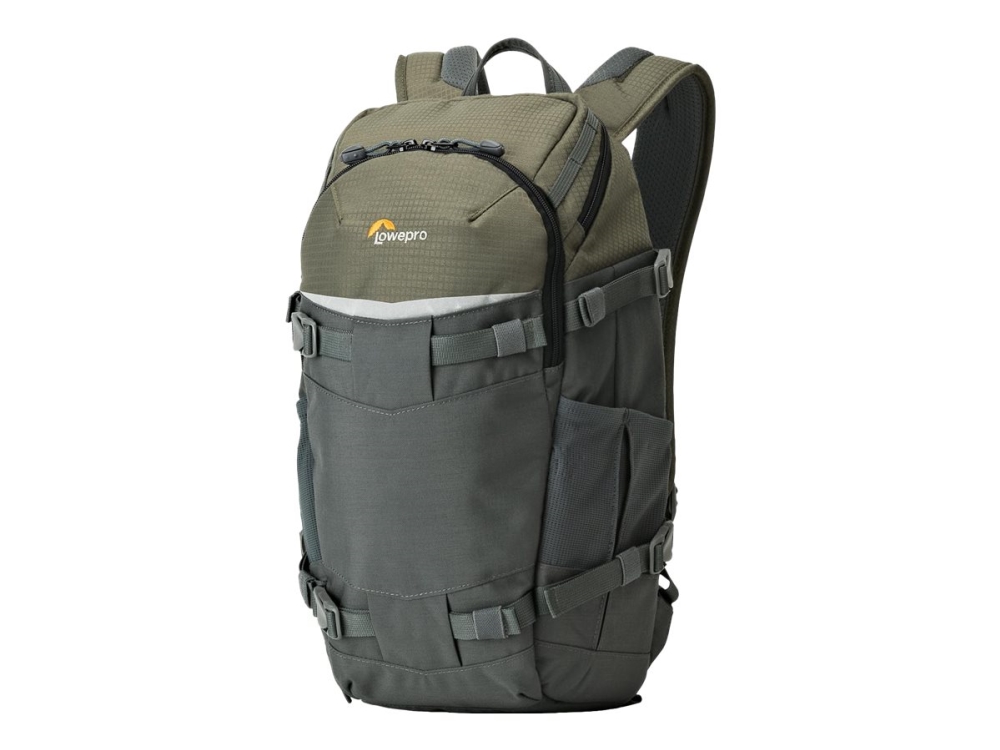 Lowepro Flipside Trek BP 250 AW - Rygsæk til digitalkamera med objektiver - grå, mørkegrøn