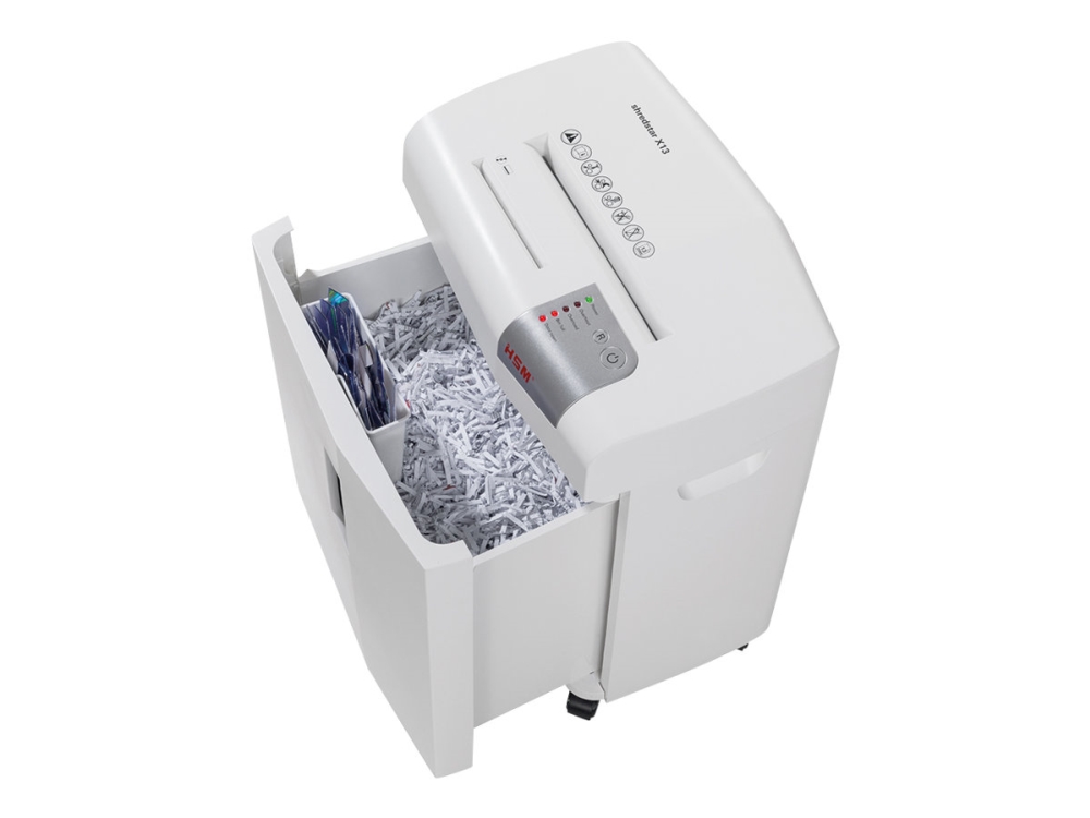 Makulator HSM shredstar X13 - partikelklip 4 × 37 mm med separat CD-skæremekanisme