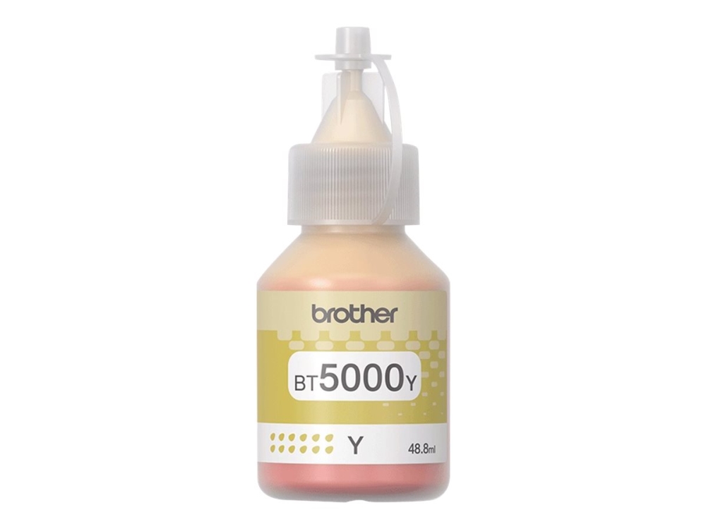 Brother Bt5000y - Ultra High Yield - Gul - Original - Blækrefill - For Brother Dcp-T220, T310, T420, T425, T510, T520, T525, T710, T720, Mfc-T4500, T