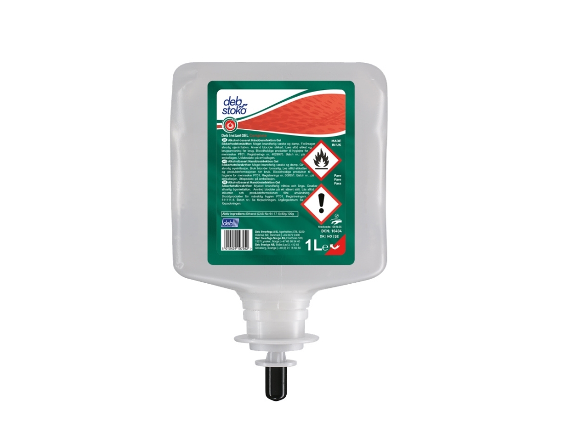 Hånddesinfektion Instantgel Complete 1000 Ml Refill Isg1lsc - (Karton Á 6 Stk.)