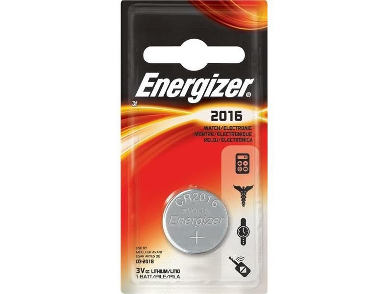 Energizer Encr2016, Engangsbatteri, Cr2016, Lithium, -1 V, 1 Stk, Sølv