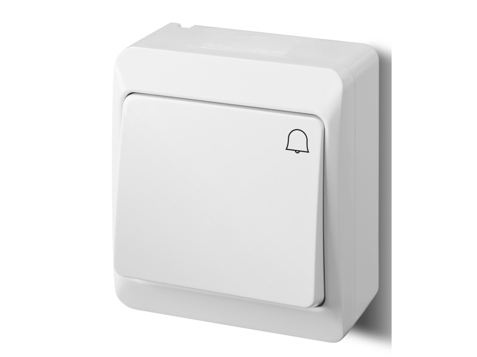Elektroplast Light Button Hermes 0337-02 Hvid