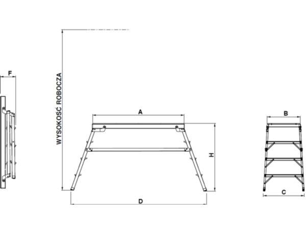 Drabex Aluminium 4-Trins (Dr453)