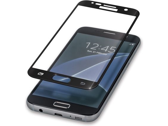 Forever Temp. Glass 3D Displayschutz Iphone 6/6S+ Schwarz (Gsm022044)