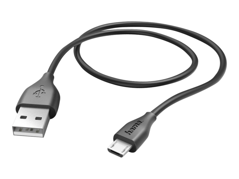 Hama Essential Line - Usb-Kabel - Usb (Han) Til Micro-Usb Type B (Han) - Usb 2.0 - 1.4 M - Sort
