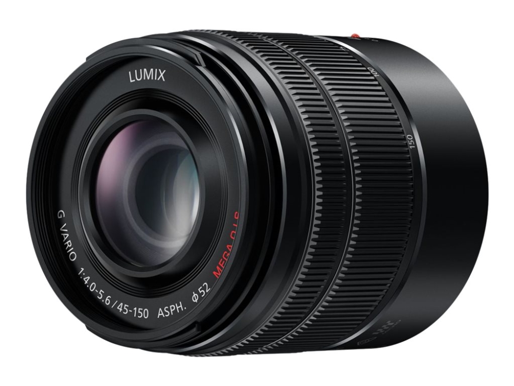Panasonic Lumix H-FS45150 - Telefoto zoom objektiv - 45 mm - 150 mm - f/4.0-5.6 G VARIO ASPH - Micro Four Thirds - for Lumix G AG-GH4UP, DC-GX880, DMC-G7, G70, G7H, G7M, G7W, GX8, GX80, GX8A, GX8H, GX8K, GX8M
